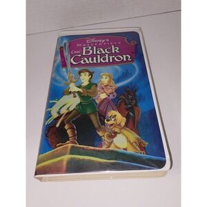 Walt Disney The Black‎ Cauldron VHS Movie in Clamshell Masterpiece